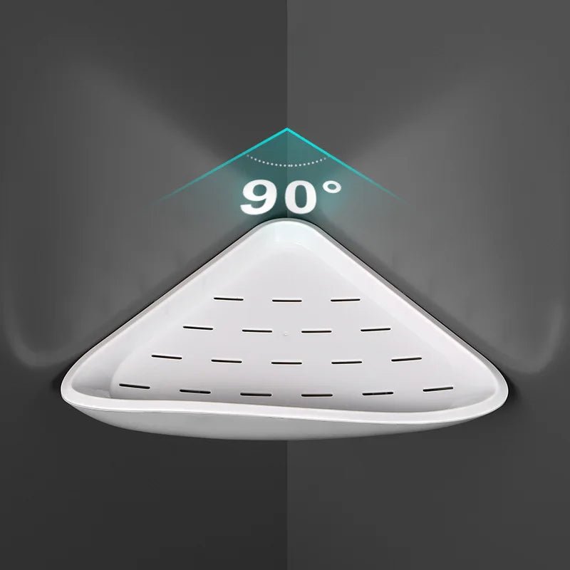 No - Drill Sleek Shower Shelf – Ideal for Shampoo & Cosmetic Organization - Lattea Global