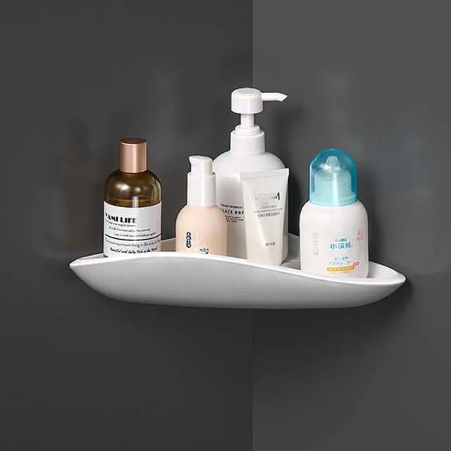 No - Drill Sleek Shower Shelf – Ideal for Shampoo & Cosmetic Organization - Lattea Global