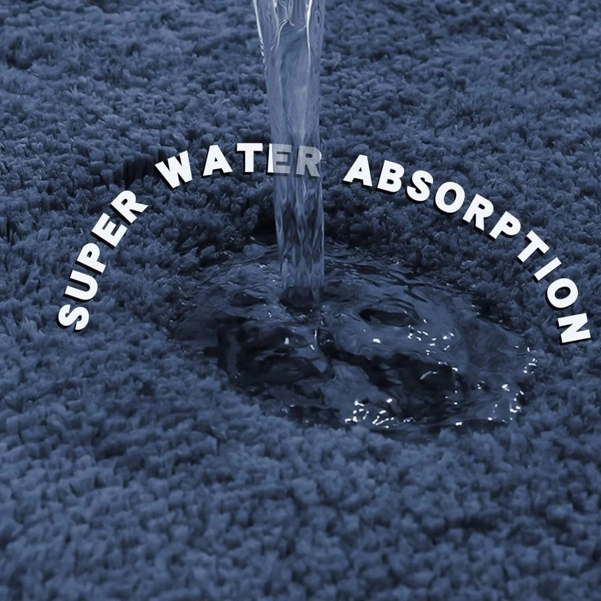 Non - Slip Absorbent Bathroom Mat - Plush and Soft - Lattea Global