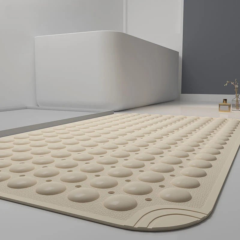 Non - Slip Large Bath Mat with Safety Massage Suction Cups - Lattea Global
