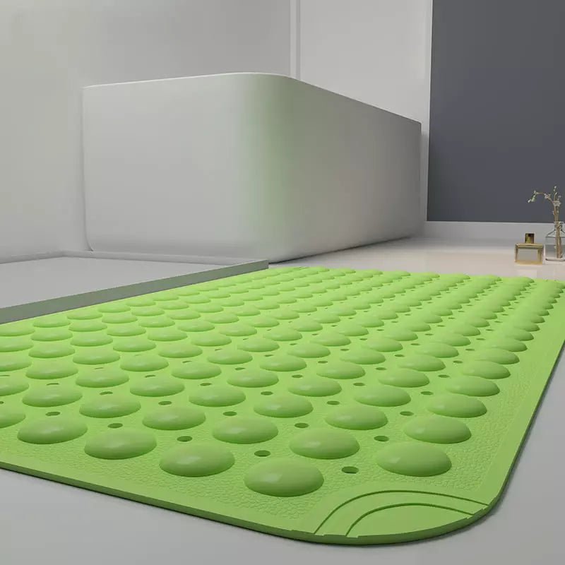 Non - Slip Large Bath Mat with Safety Massage Suction Cups - Lattea Global