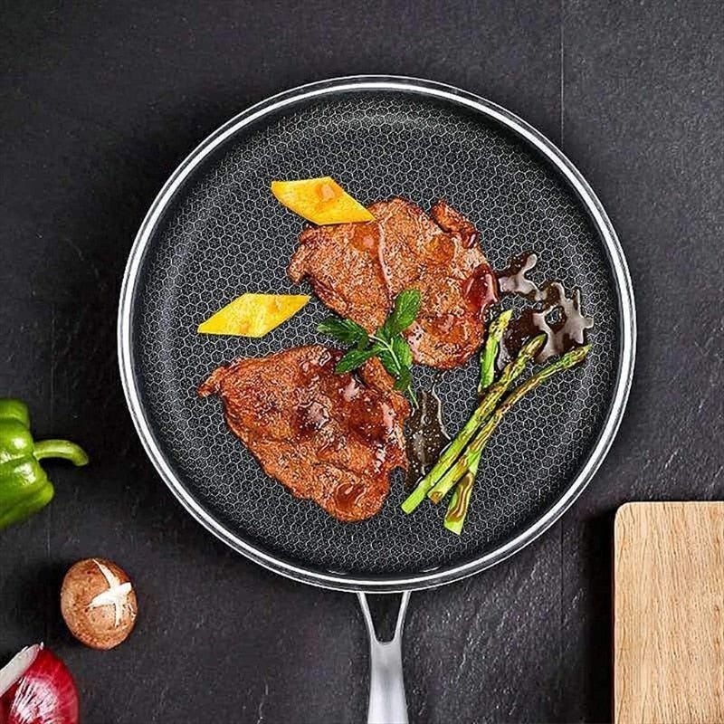 Non - Stick Stainless Steel Frying Pan by Lattea - Lattea Global