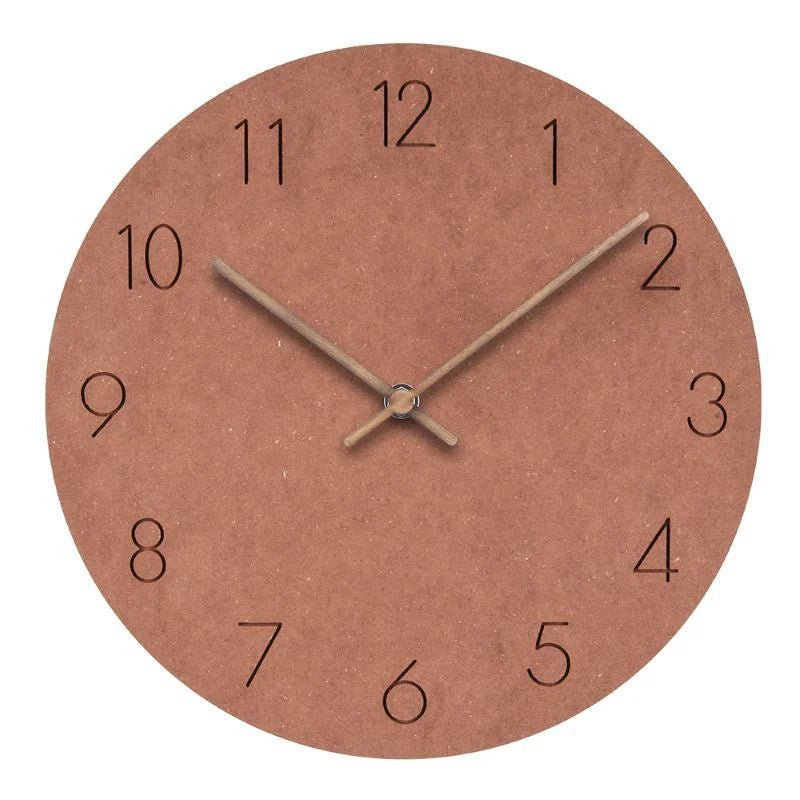 NordClock - Scandinavian Minimalist Wall Clock with Quiet Movement - Lattea Global