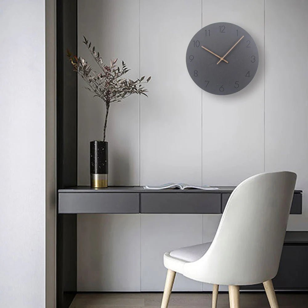 NordClock - Scandinavian Minimalist Wall Clock with Quiet Movement - Lattea Global
