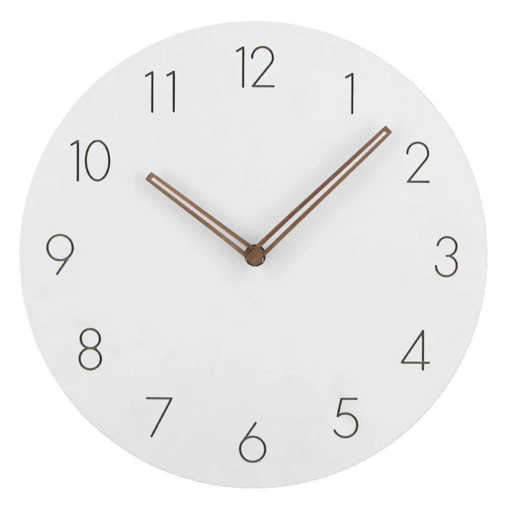 NordClock - Scandinavian Minimalist Wall Clock with Quiet Movement - Lattea Global