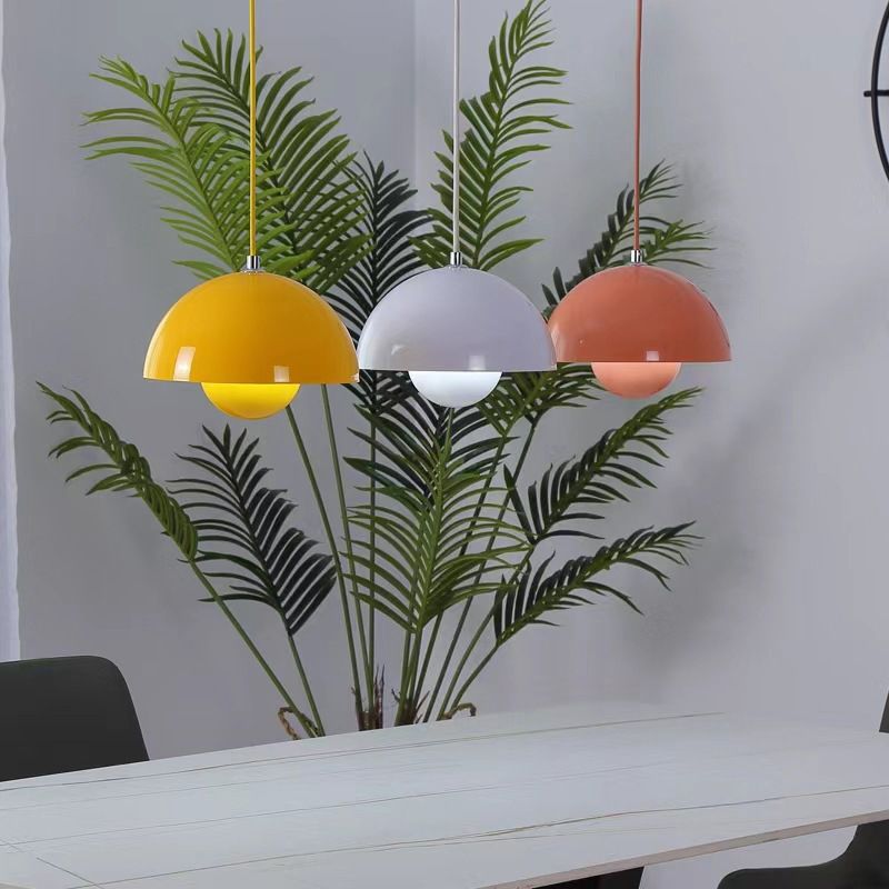 Nordic Colorful Dome Pendant Light - Lattea Global