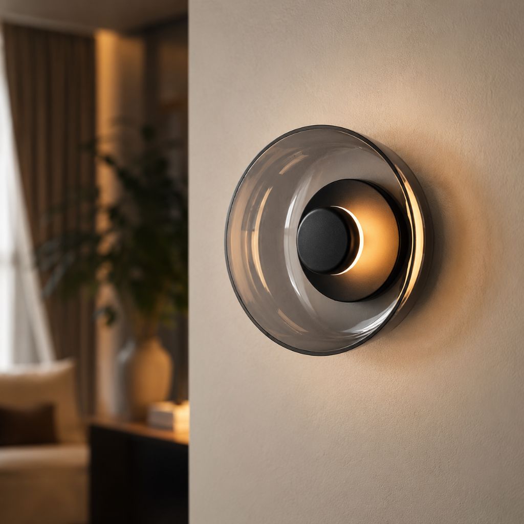 Nordic Glass Bowl Wall Lamp