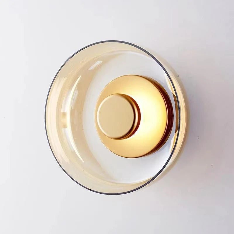 Nordic Glass Bowl Wall Lamp - Lattea Global