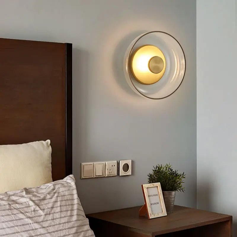 Nordic Glass Bowl Wall Lamp - Lattea Global