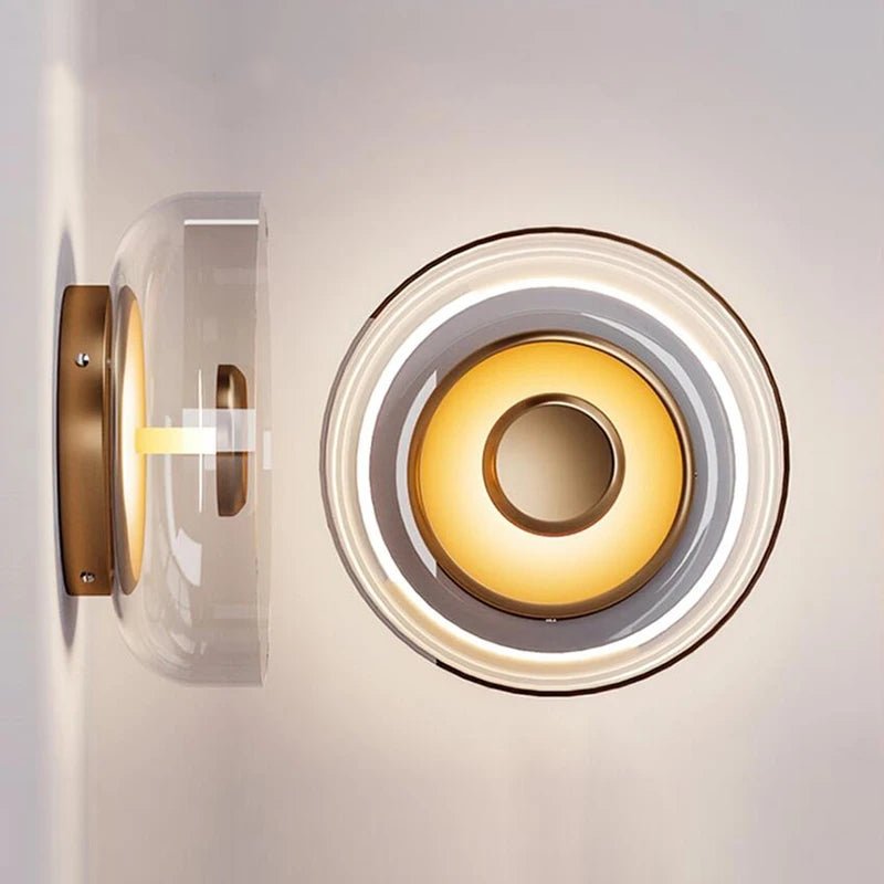 Nordic Glass Bowl Wall Lamp - Lattea Global