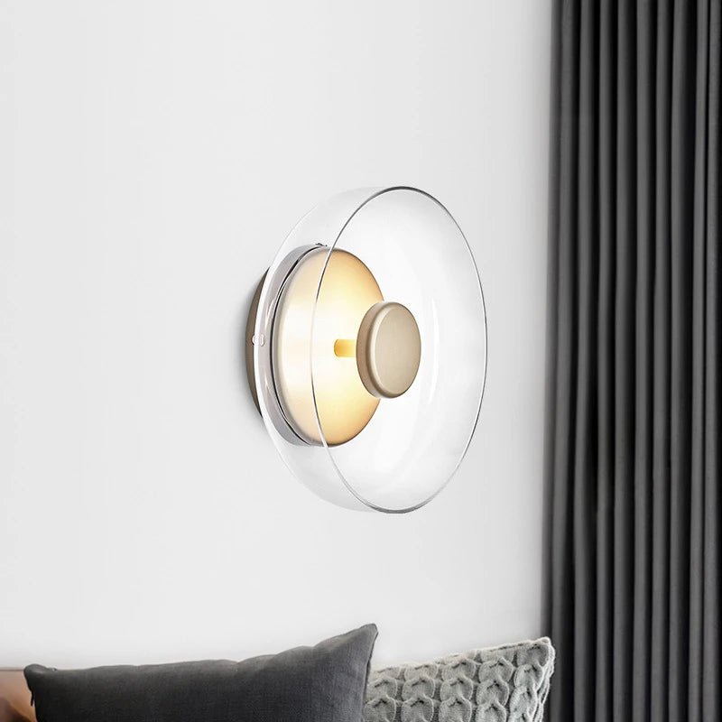 Nordic Glass Bowl Wall Lamp - Lattea Global