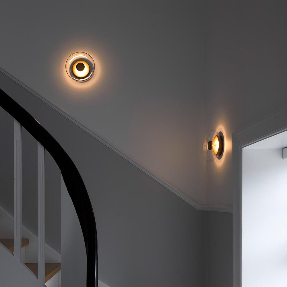 Nordic Glass Bowl Wall Lamp - Lattea Global