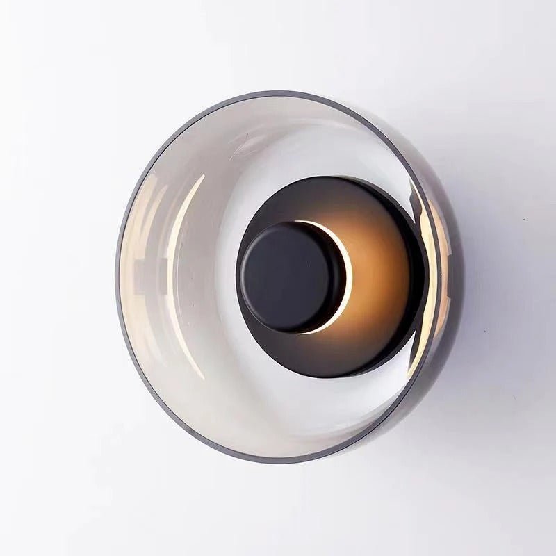 Nordic Glass Bowl Wall Lamp - Lattea Global