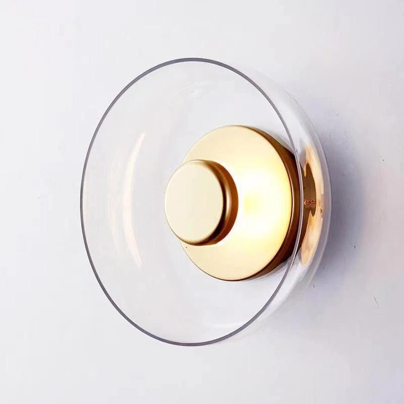 Nordic Glass Bowl Wall Lamp - Lattea Global