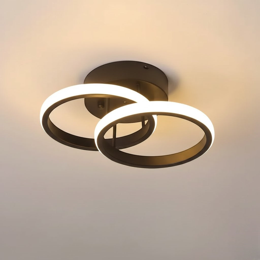 Nordic LED Double Ring Ceiling Light