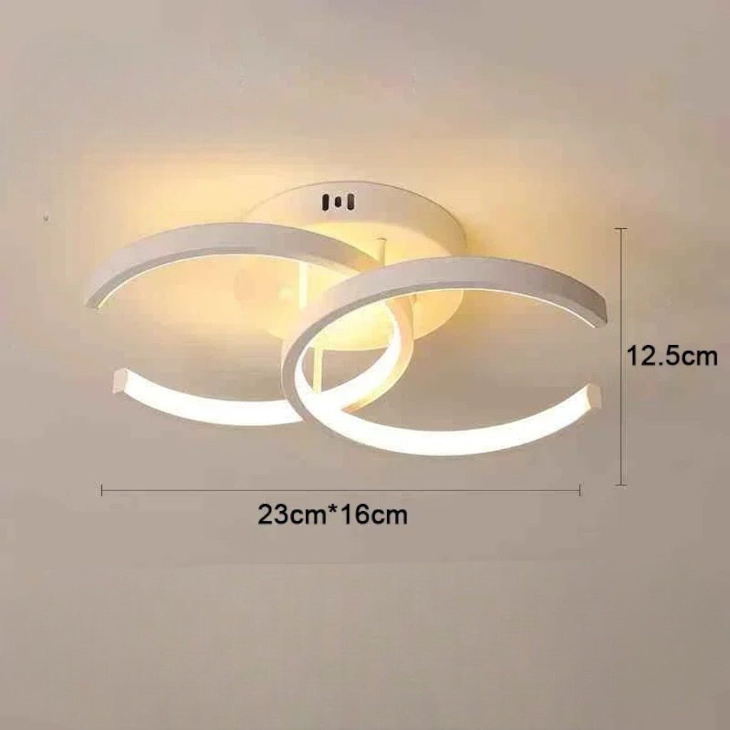 Nordic LED Double Ring Ceiling Light