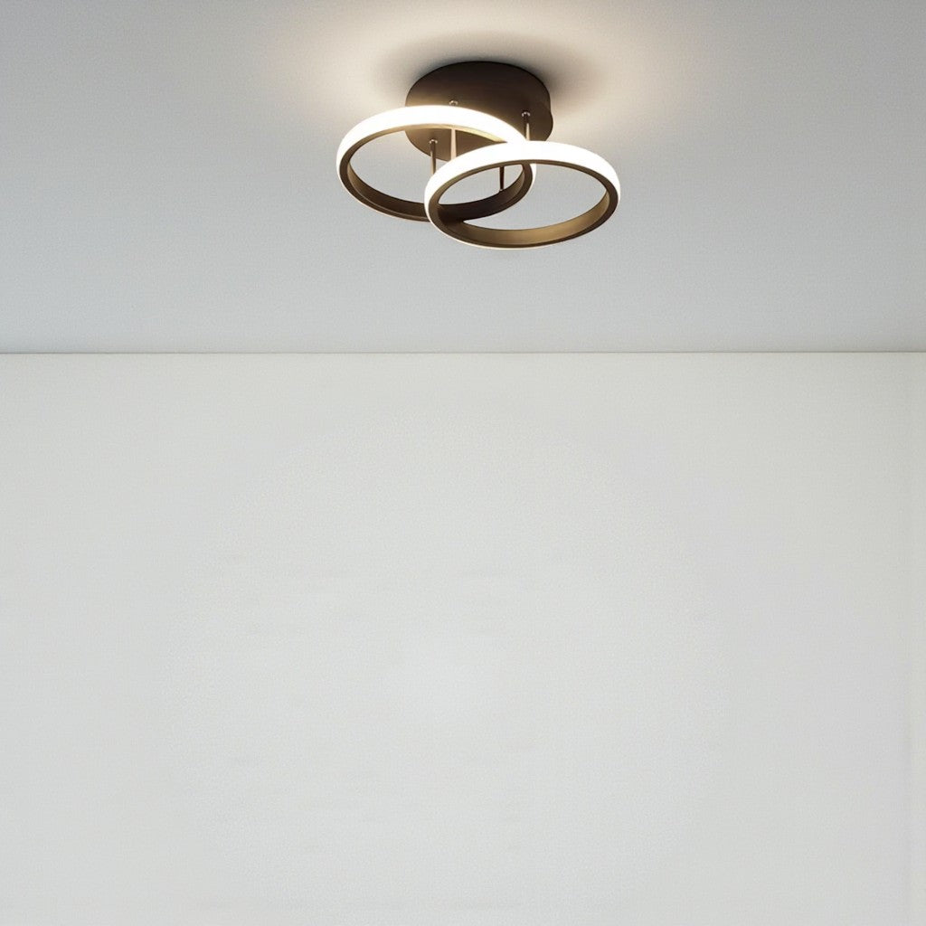 Nordic LED Double Ring Ceiling Light