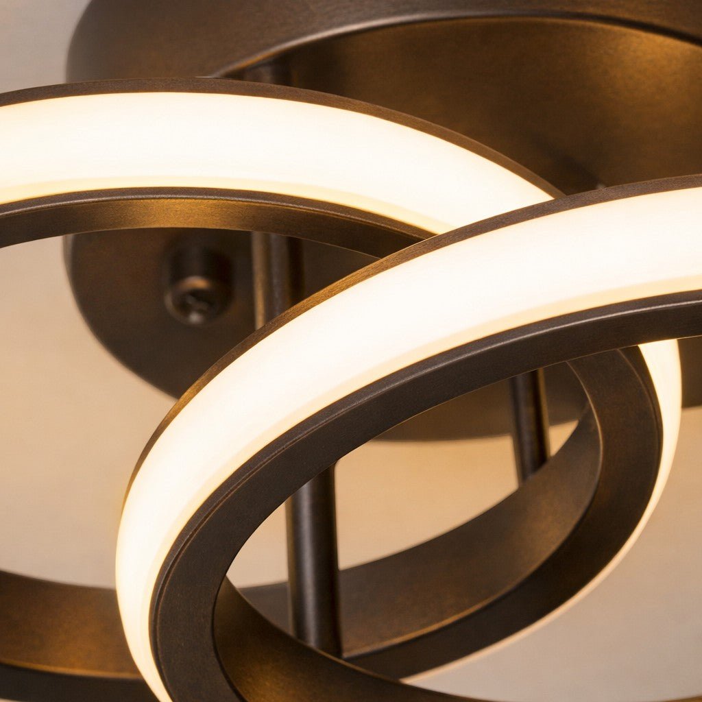 Nordic LED Double Ring Ceiling Light