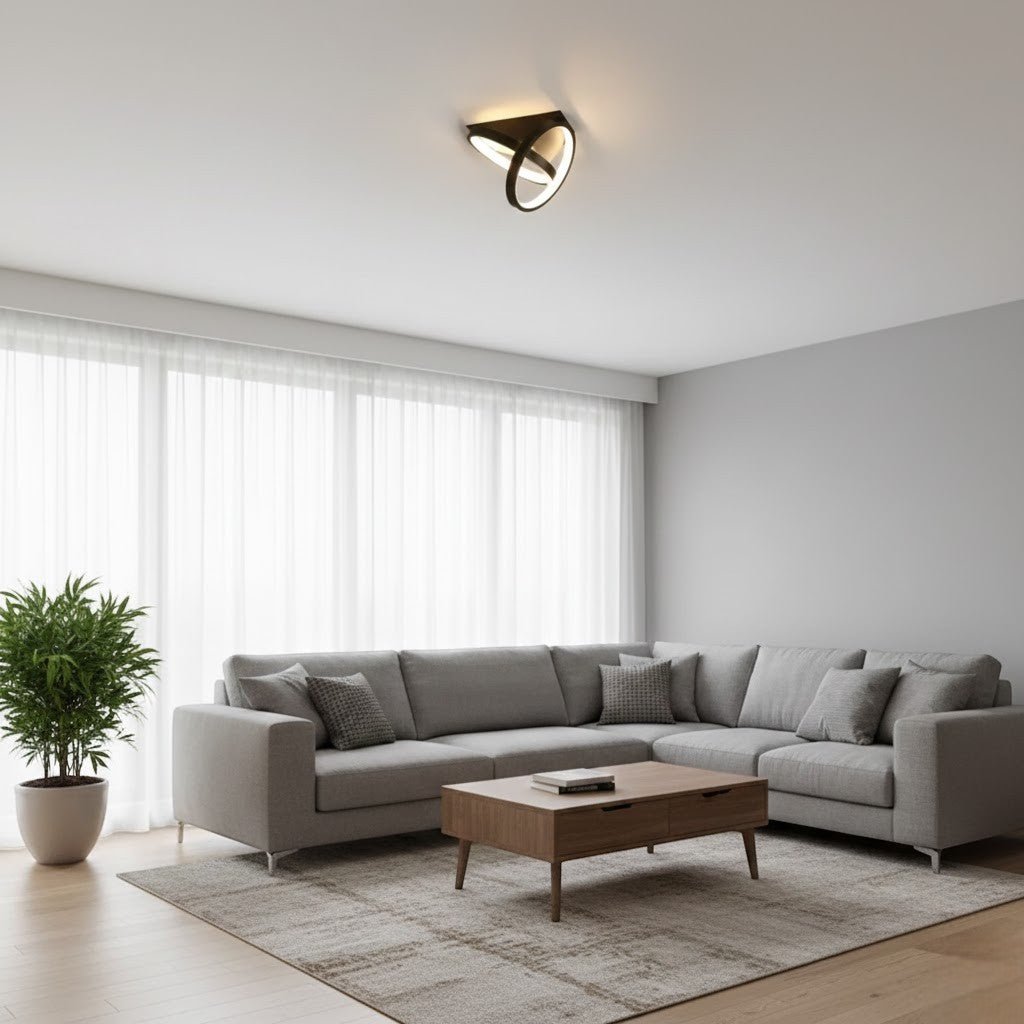 Nordic LED Double Ring Ceiling Light