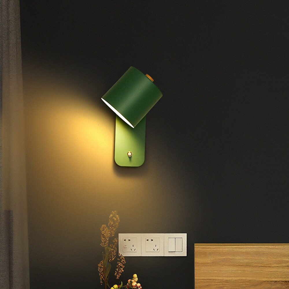 Nordic LED Wall Sconce with Switch - Lattea Global