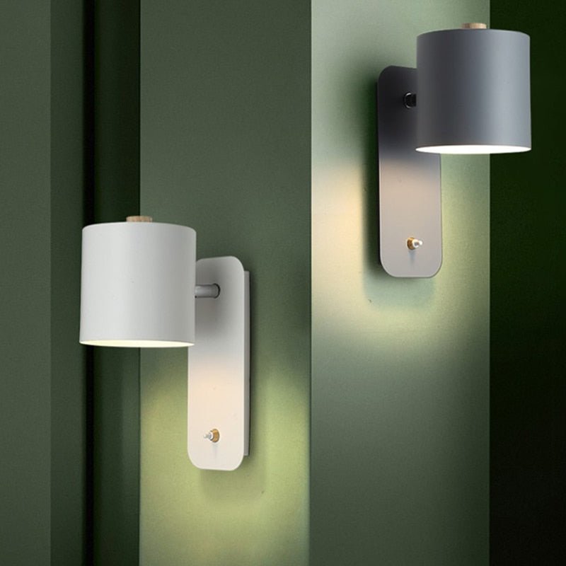 Nordic LED Wall Sconce with Switch - Lattea Global