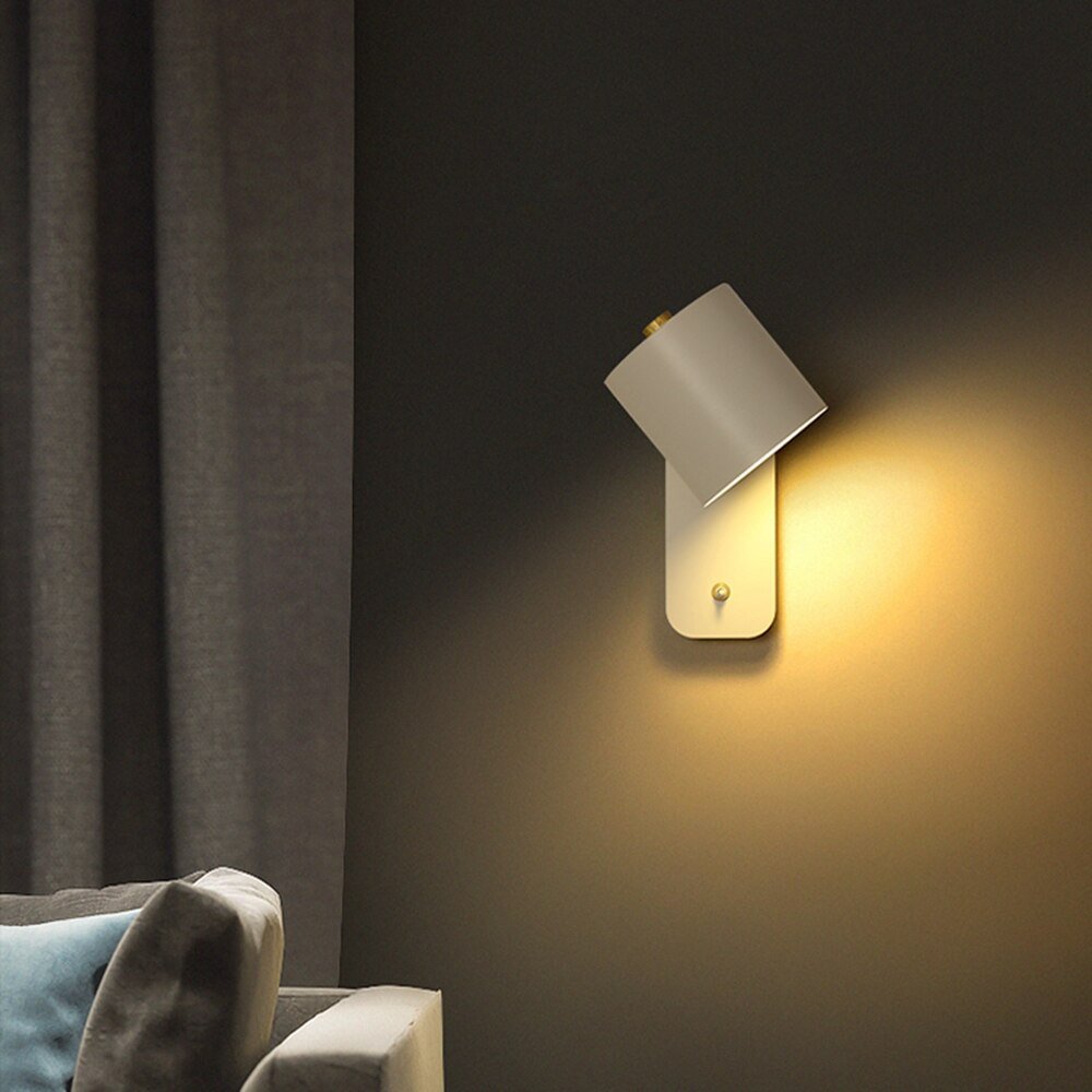 Nordic LED Wall Sconce with Switch - Lattea Global