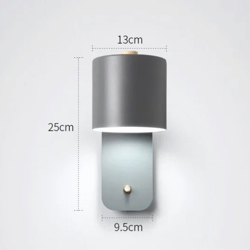 Nordic LED Wall Sconce with Switch - Lattea Global