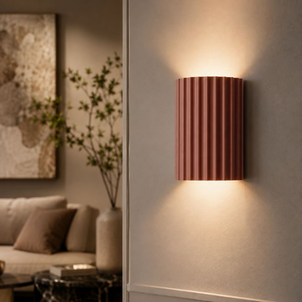 Nordic Minimalist LED Wall Lamp - Macaron Resin