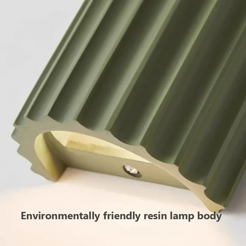 Nordic Minimalist LED Wall Lamp - Macaron Resin - Lattea Global