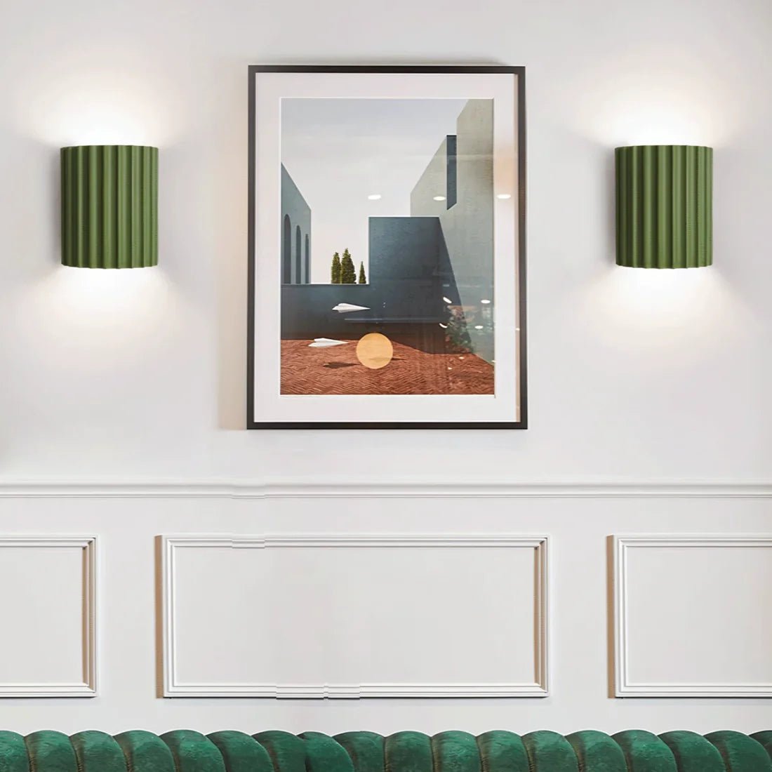 Nordic Minimalist LED Wall Lamp - Macaron Resin - Lattea Global