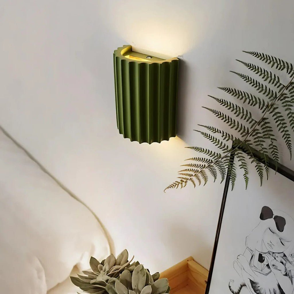 Nordic Minimalist LED Wall Lamp - Macaron Resin