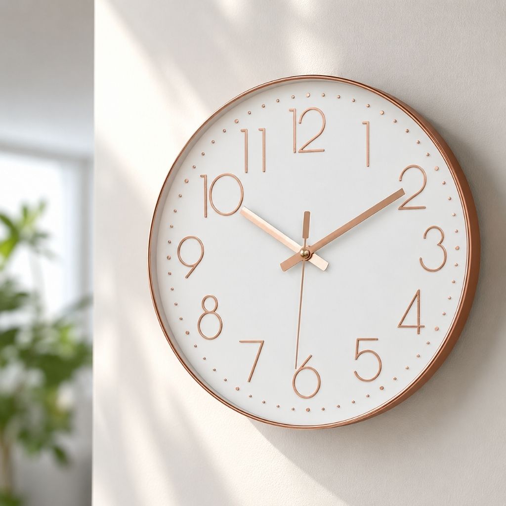 Nordic Minimalist Quartz Wall Clock