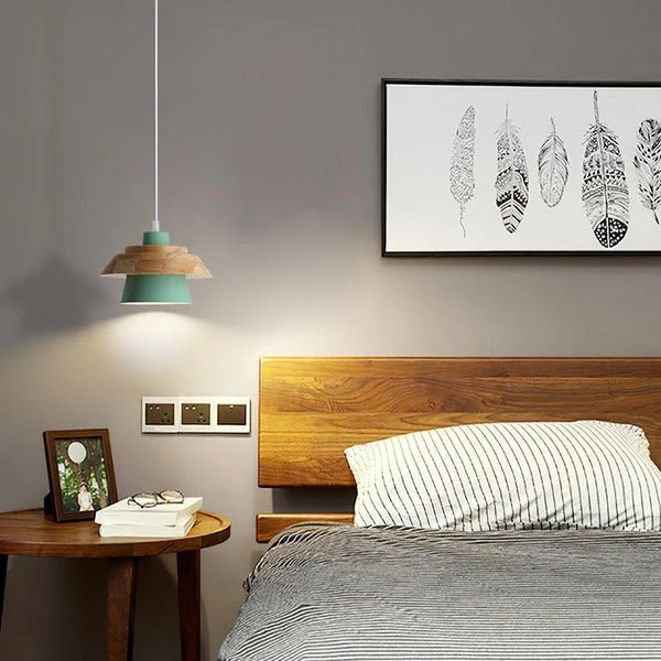 Nordic Wood LED Pendant Lamp - Lattea Global