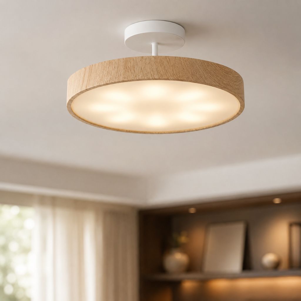 OakLume Nordic Semi Flush Mount Ceiling Light