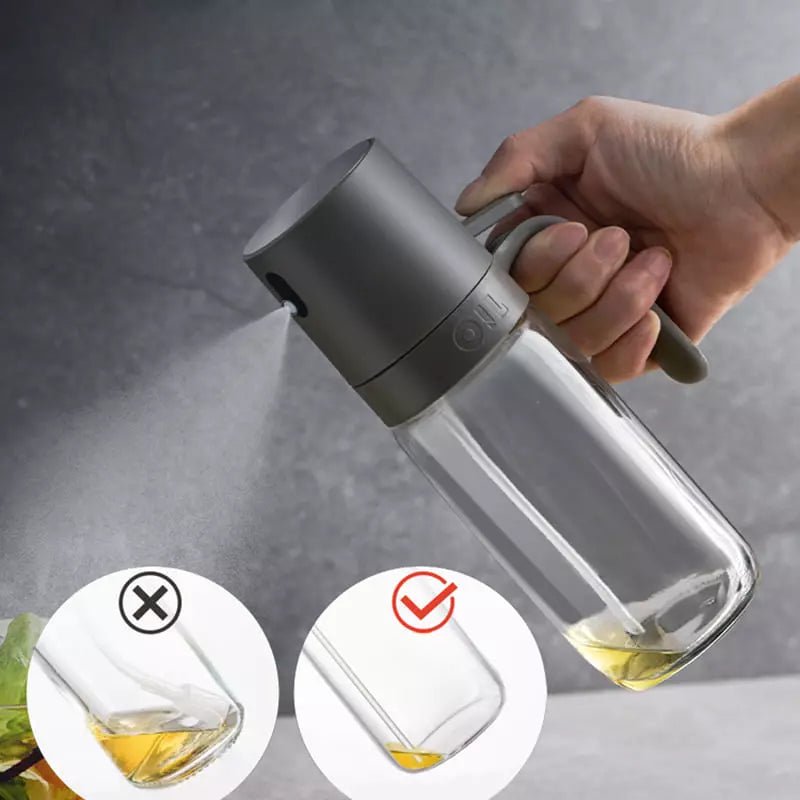Oil Glass Spray Dispenser with Handle 2 in 1 - Lattea Global