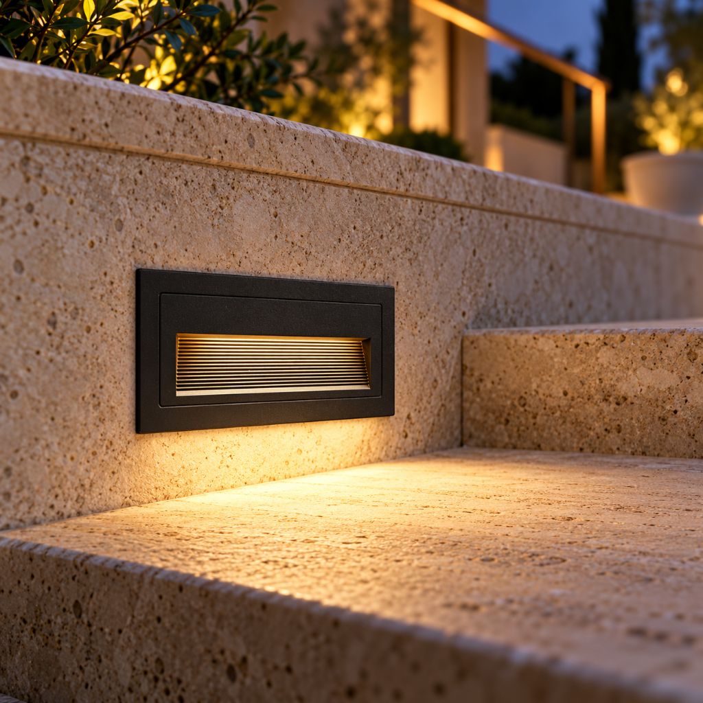 Outdoor Recessed LED Step Light with IP65 Protection
