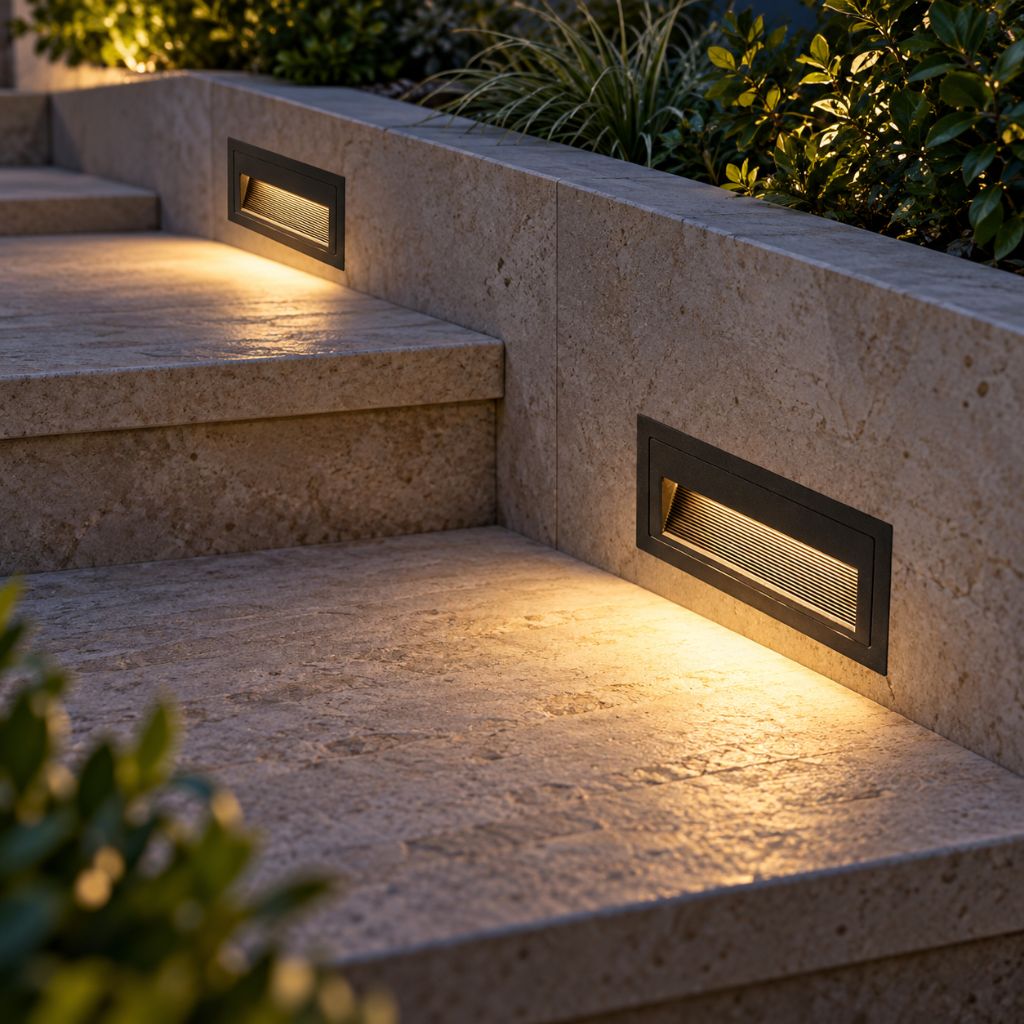 Outdoor Recessed LED Step Light with IP65 Protection