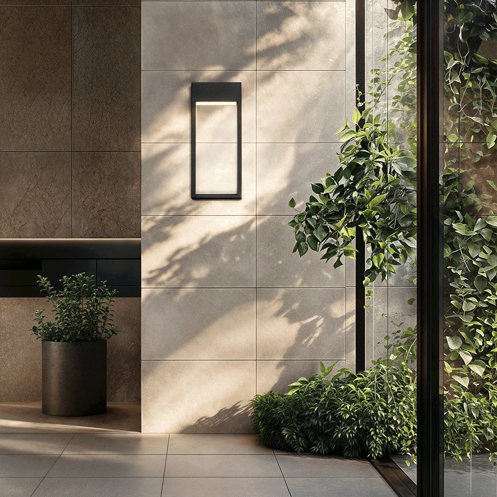 Outdoor Wall LED Lamp – Modern Nordic Design for Gardens and Patios - Lattea Global