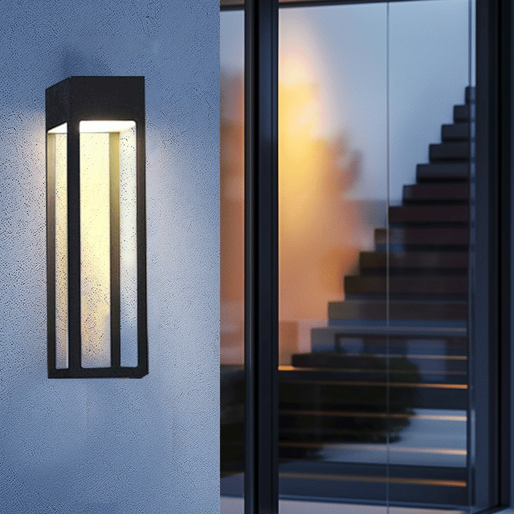 Outdoor Wall LED Lamp – Modern Nordic Design for Gardens and Patios - Lattea Global