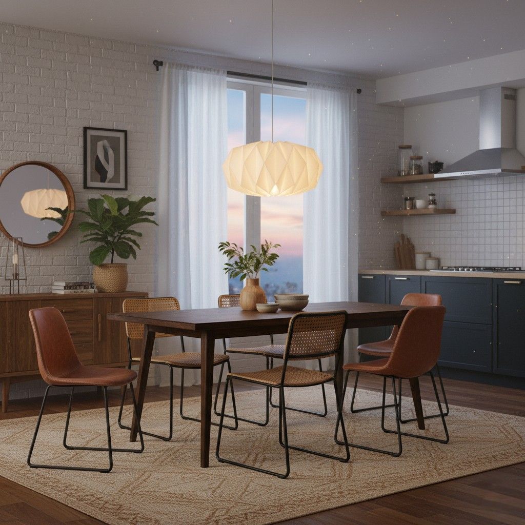 Paper Lamp Shade Pendant Light