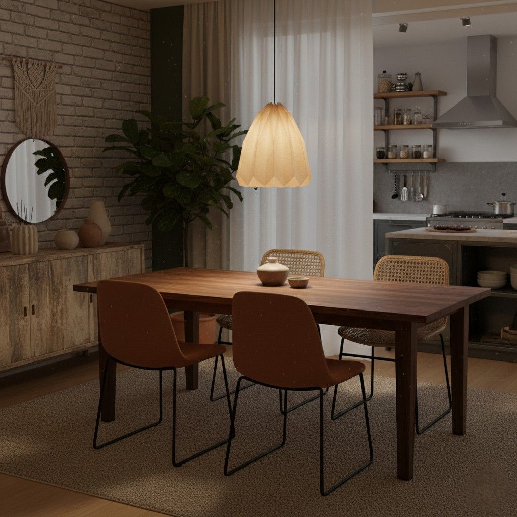 Paper Lamp Shade Pendant Light