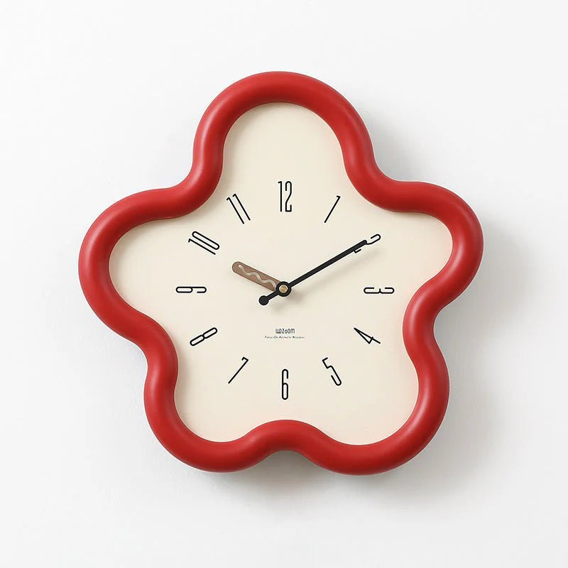 PetalTime - 3D Flower Pendulum Wall Clock with Silent Movement - Lattea Global