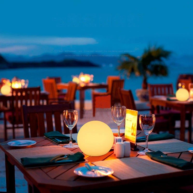 Portable Table Globe Lamp – 16 Color LED - Lattea Global