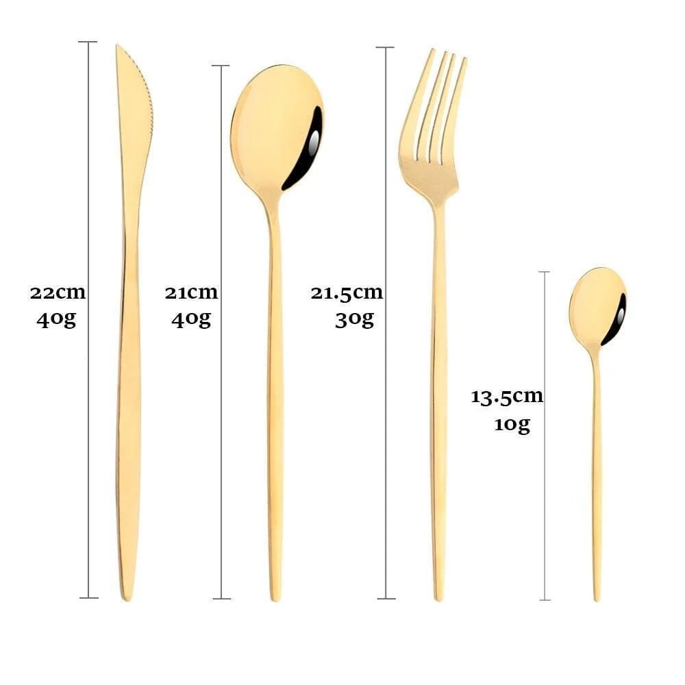 Premium Cutlery Set - 24 - Piece Stainless Steel Lattea - Lattea Global