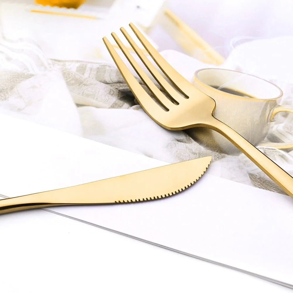Premium Cutlery Set - 24 - Piece Stainless Steel Lattea - Lattea Global