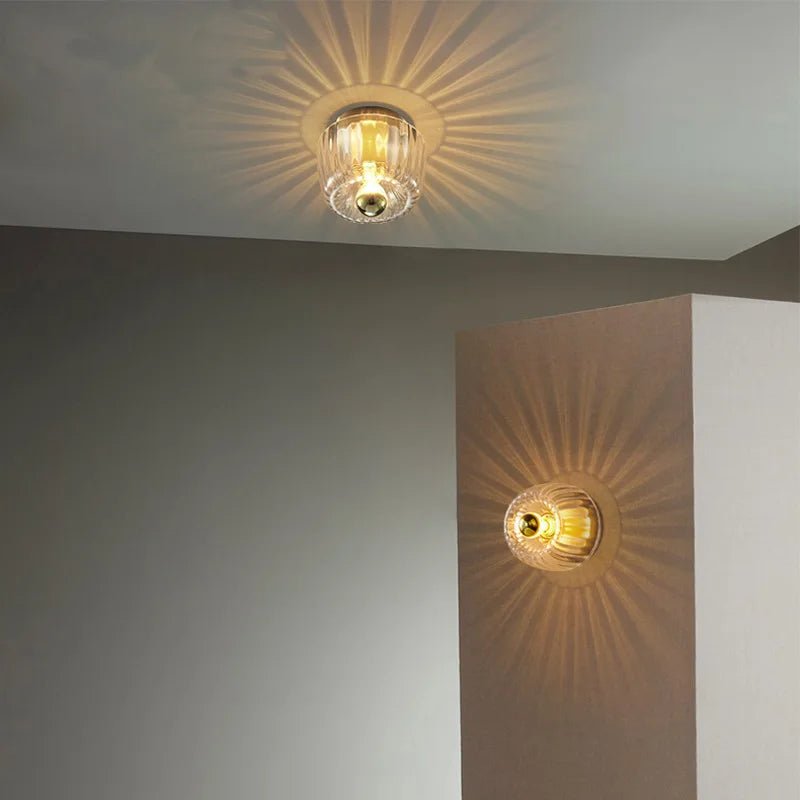 Radiant Bauhaus Glass Wall Lamp - Lattea Global