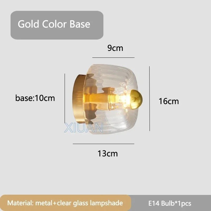 Radiant Bauhaus Glass Wall Lamp - Lattea Global