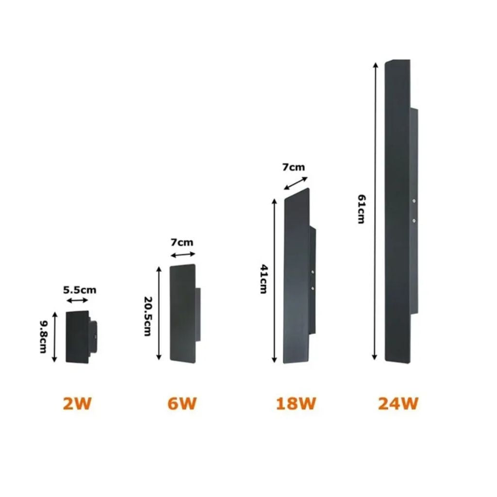 RainGuard Weatherproof LED Wall Lights - Outdoor Style and Durability