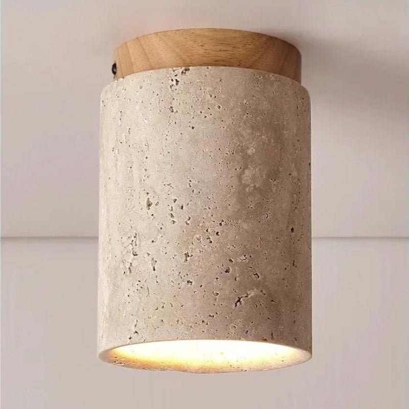 Recessed Travertine LED Chandelier - Lattea Global
