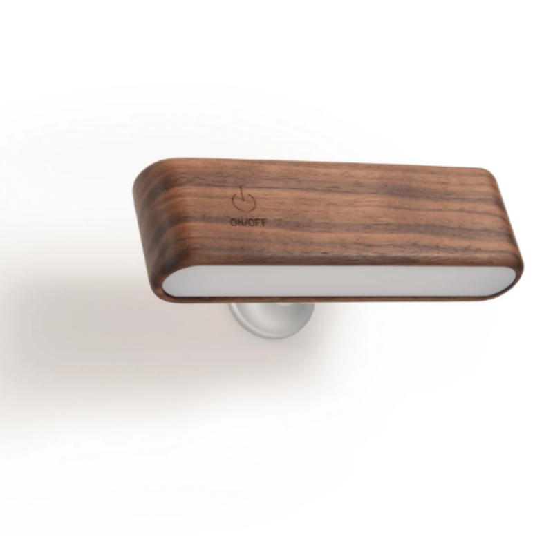 Rechargeable 360° Rotatable Wooden LED Wall Light